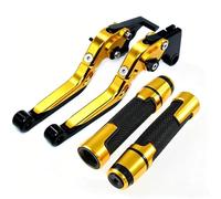 YHGGDN Handlebar Lever Motorcycle Brake Clutch Lever Handlebar Grips for Bajaj for Pulsar 200RS 200AS 200 RS AS 2015-2016 Handle Bar Extension Kit Motorbike Clutch Brake Handle Grips