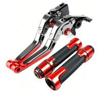 YHGGDN Handlebar Lever Motorcycle Brake Clutch Lever Handlebar Grips for Ducati for Monster 620 620MTS 2003 2004 2005 2006 Riding Bar Attachment Set Motorbike Clutch Brake Handle Grips