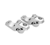 YHGGDN Left&Right Front Handle Bars Motorcycle Handle Bar Riser For BMW F900GS Adventure F 900 GS ADV 2024-2025 Handlebar Risers Clamp Mount Adapter Risers Clamps Handlebar Rising(Silver 2)