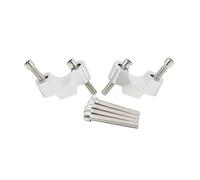 YHGGDN Left&Right Front Handle Bars Motorcycle Handlebar Riser For BMW S1000XR S 1000 XR 2020 2021 Handle Bar Risers Clamps Adapter, Handbar Rising Mount Kit Handlebar Rising(Silver)