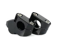YHGGDN Left&Right Front Handle Bars Motorcycle Handlebar Risers For BMW F650GS R850GS R1100GS R1150GS 22mm Handle Bar Riser Clamp Mount Adapter Kit Handlebar Rising(Black)