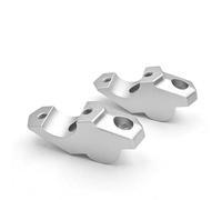 YHGGDN Left&Right Front Handle Bars Motorcycle Handlebar Risers For Voge DSX 900 900 DSX DS900X 2024- Handle Bar Riser Clamp Mount Adapter Kit Handlebar Rising(Silver 1)