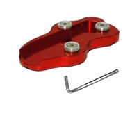 YHGGDN Support Extender Motorcycle Side Stand Plate For Kawasaki VN900 VN 900 Classic Custom Foot Kickstand Support Pad,Extension Plate Pad Foot Side Stand Extension Plate(Red)