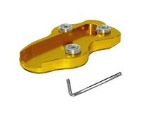 YHGGDN Support Extender Motorcycle Side Stand Plate For Kawasaki VN900 VN 900 Classic Custom Foot Kickstand Support Pad,Extension Plate Pad Foot Side Stand Extension Plate(Gold)