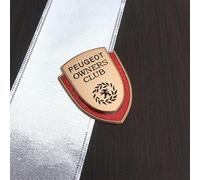 YHIKAHT Car Badge Emblem for Peugeot 308 408 508L 4008 5008, Car Body Self Adhesive Sticker Decals Decorations Exterior Styling Accessories,A Red