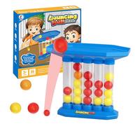 Yhjxly Bouncing Ball Table Game, 4 Shots Desktop Bouncing Toy, Bounce Off Game, Jumping Ball Tabletop Ping Pong Game Ball Game, Bounce Ball Party Game, Games for Children