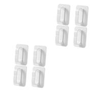 YHJZSM 8 Pcs Ring Opening Hook Heavy Duty Hangers for Clothes Outdoor Adhesive Hooks Heavy Duty Keychain Adhesive Towel Hook Small Wall Hooks Key Hook White The Hips Spray Bottle Bevel (W