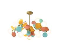 YHJZSM Mid Century Ceiling,For Room Bedroom Ceiling Lamp,Sputnik Firefly Chandelier,Magic Bean Lighting,Magic Bean Lighting,Creative Light-Gold Pi