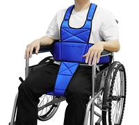 YHK Wheelchair Safety Belt Torso Support Vest, Adjustable Shoulder Straps Non-Slip Wheelchair Safety Belt for The Elderly, Patients, Medical Vest Anti-Fall Wheelchair Harness
