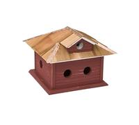 YHKHAR Birdhouse, Hanging Birdhouse, Garden Art, Rustic Outdoor Garden Birdhouse