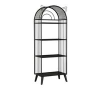 YHKJLYH 3/4/5 Tier Creative Bookshelf,Floor-standing Geometric Bookshelf,Freestanding Etagere Storage Rack for Study Home Office Living Room,Easy to Assemble(4 tier)