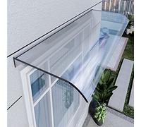 YHKJLYH door canopy outdoor door canopies porch canopy Modern Design Polycarbonate Front Door Canopy Window Rain Shelter Cover Outdoor Awning,Uv Protection Sun Shelter Front/Back Door Cover,Transpar