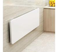 YHKJLYH Foldable Drop-Leaf Desk Small Space-Saving Dining Table Wall-Mounted Folding Table for Kitchen Study Bedroom Bathroom Office & Balcony (White 120x30cm/47x12inch)