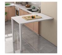 YHKJLYH Heavy Duty Fold Down Wall Mount Desk Compact Floating Folding Table for Home Office Laundry Kitchen Bar & Dining Room - Space-Saving Solution