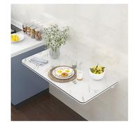 YHKJLYH Space-Saving Folding Wall Dining Table - Compact 70x40cm Wooden Desk for Garden & Patio - Versatile Outdoor Table Perfect for Small Spaces & Limited Areas