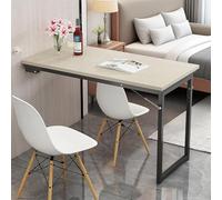 YHKJLYH Space-Saving Large Wall-Mounted Folding Table 120x60cm - Stylish Home Office Desk for Dining RoomLounge & Bedroom - Functional & Versatile Dining Table Solution