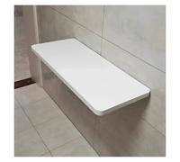 YHKJLYH Wall-Mounted Folding Desk & Dining Table - Space-Saving Balcony Hanging Table for Home Office Kitchen Laundry Room - Functional Floating Desk (White 40x25cm)