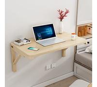 YHKJLYH Wall-Mounted Folding Dining Table & Desk for Small Spaces - Versatile Folding Kitchen Table for Laundry Room Bedroom Living Room - Space-Saving Solution (Size: Compact)