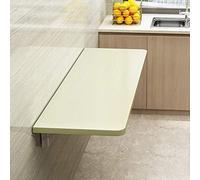 YHKJLYH Wall-Mounted Folding Drop-Leaf Table Space-Saving Computer Desk for Kitchen & Dining Versatile Office & Laundry Room Furniture