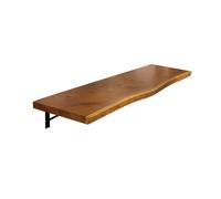 YHKJLYH Wooden Floating Laundry Table - Space-Saving Wall-Mounted Drop Leaf Countertop Workbench - Easy Assembly for Small Apartments & Bedrooms - Perfect for Limited Spaces