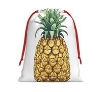Yhlklwkszc Be A Pineapple Christmas Gift Bags 3 Sizes with Drawstring for Holidays, Birthdays and Wedding Parties