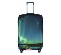YHLKLWKSZC Celestial Night Print Suitcase Cover Luggage Covers For Suitcase Elastic Luggage Covers Suitcase Protector 18-32 Inch, White, Medium, Fashion