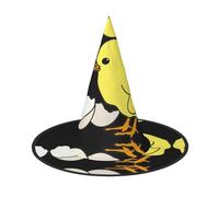 YHLKLWKSZC Halloween Small Witch Hats For Women - Lightweight Foldable Chicken Print Witches Hats For Boys Girls Halloween Hat Cosplay Party Decorations