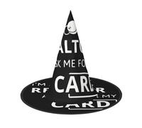 YHLKLWKSZC Halloween Small Witch Hats For Women - Lightweight Foldable I'M A Realtor Ask Me Print Witches Hats For Boys Girls Halloween Hat Cosplay Party Decorations