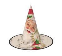 YHLKLWKSZC Halloween Small Witch Hats For Women - Lightweight Foldable Merry Christmas Print Witches Hats For Boys Girls Halloween Hat Cosplay Party Decorations