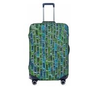 YHLKLWKSZC Luggage Covers For Suitcase Abalone Nacre Print Suitcase Cover Elastic Luggage Covers Suitcase Protector 18-32 Inch, Black, X-Large, Fashion