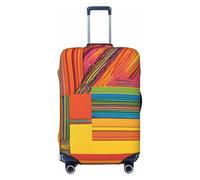 YHLKLWKSZC Luggage Covers For Suitcase African National Patterns Print Suitcase Cover Elastic Luggage Covers Suitcase Protector 18-32 Inch, Black, L, Fashion