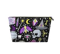 YHLKLWKSZC Magic Witch Witchcraft Bohemian Drawing Print Makeup Bag For Purse Make Up Bag - Cute Travel Toiletry Bag Accessories Small Cosmetic Zipper Pouch For Women Men
