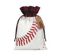 YHLKLWKSZC Small Gift Bags With Drawstring,Baseball Lace Close Up Burlap Sacks For Wrapping Back To School Favors, Soap, Jewelry, For Birthday, Wedding Parties Or Celebrating Christmas