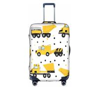 YHLKLWKSZC Tractor Farming Print Suitcase Cover Luggage Covers For Suitcase Elastic Luggage Covers Suitcase Protector 18-32 Inch, White, Large, Fashion