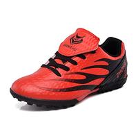 YHLLZY Kids Boys Football Boots Astro Turf Trainers Girls Soccer Athletics Training Shoes Teenager Outdoor Sport Shoes Sneakers for Unisex Kids Red 2.5UK