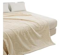 YHLSF Blanket for Couch Sofa Super Soft Dual Sided Fuzzy Fluffy Thick Warm Winter(Creamy White,230X200)