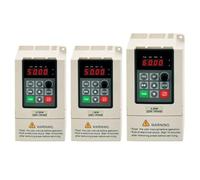 YHMKQMDMY 1PCS VFD 1ph 220V Inverter 0.4KW 0.75KW 1.5KW 2.2KW Output 1PH 220V Submersible Pumps Unidirectional Motor Speed Control AC Drive(0.4kw-0.5hp,1PH AC220V-1PH AC220V)