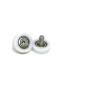 YHMKQMDMY 5 Pieces 24mm OD POM Coated Bearings with M6 Screws BS62624-8C9L10M6 M6x24x8 Plastic Pulleys with M6 Rod Bolts(OD22 x W7 x M6)