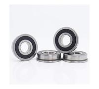 YHMKQMDMY Flanged Bearings F6001RS Flange Bearing 12x28x8mm ABEC-1 Flanged F6001 RS 2RS 6001RS Ball Bearing 4PCS Industrial Products(10PC)
