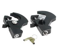 YHMOTO Detachable Rotary Docking Latches with Locks for Harley Davidson Sissy Bar Uprights and Luggage Racks