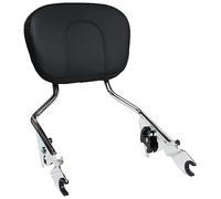 YHMOTO Detachable Sissy Bar Passenger Rear Backrest Compatible for Harley Davidson Touring Street Glide Road King Electra Glide 2009-2025 (Chrome)