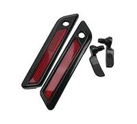 YHMOTO Gloss Black Saddlebag Lid Lifters and Hinge Cover,Saddlebag Latch Kit Fit for Harley Touring Street Glide Electra Glide 2014-2023