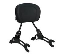 YHMOTO New Short Passenger Sissybar Detachable Backrest Rear Pad for Indian Challenger Chief Chieftain Indian Pursuit Springfield Roadmaster Vintage 2014-2022 (Black)