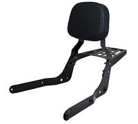 YHMOTO Passenger Sissybar Backrest with Luggage Rack for Honda Shadow Aero 750 VT750C 2004-2023 (Black)