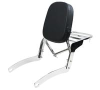YHMOTO Rear Backrest Sissy Bar with Luggage Rack For Yamaha XV250 XV125 Virago 250 Virago 125