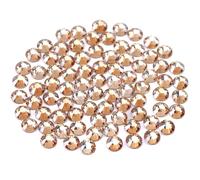 YHMQ DU 1440 pieces rhinestones, nail crystals + rhinestones for nails, crystal gold shadow + SS6 (1.8 + 2.0 mm)