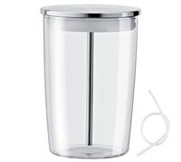 YHMYOALU Glass Milk Container Compatible for Jura Automatic Coffee Machines,Clear Ju ra Milk Container with Milk Tube, Coffee Machine Accessories, 16.9oz, YHMYOALU0407