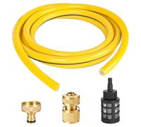 YHNDECO 3M Garden Hose Pipe, Suction Hose Pine with Brass Quick Coupling & Filter, Pressure Washer Hose for Karcher K2-K7 Series & Bosch AQT Series, Karcher Pressure Washer Hose, Suction Hose