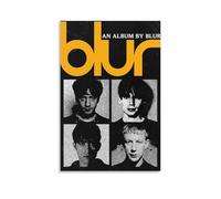 YHNGFDSKNB Blur Singer Album Cover Music Series Canvas Poster Wall Art Decorative Painting Bedroom Painting Posters12x18inch(30x45cm) Unframe-style