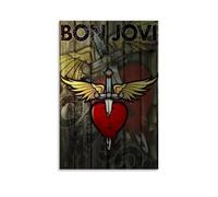 YHNGFDSKNB Bon Jovi Singer Album Cover Music Series Canvas Poster Wall Art Decorative Painting Bedroom Painting Posters12x18inch(30x45cm) Unframe-style